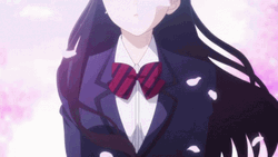 Komi Sakura Leaves GIF