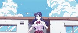 Komi San Jumping On The Water GIF