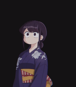Komi San Relieved GIF