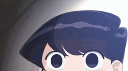 Komi San Retractable Cat Ears GIF