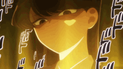 Komi San Staring Scene GIF