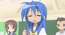 Konata Izumi So No Head GIF
