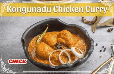 Kongunadu Chicken Curry With Onion Rings GIF