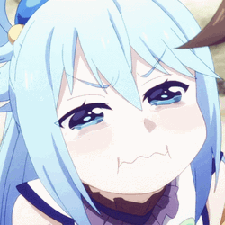 Konosuba Anime Aqua Cute Crying GIF