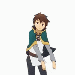 Konosuba Anime Dancing Kazuma GIF