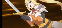 Konosuba Anime Excited Darkness GIF
