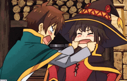 Konosuba Anime Funny Megumin Kazuma  GIF