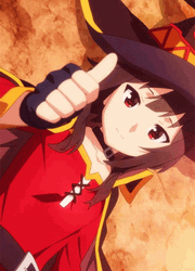 Konosuba Anime Megumin Thumbs Up GIF
