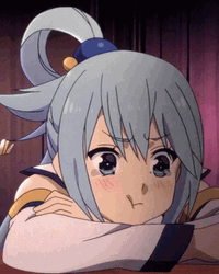 Konosuba Aqua Alone Sad GIF