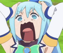 Konosuba Aqua Dizzy Crazy GIF