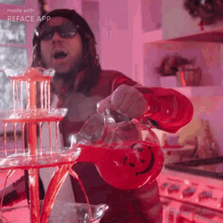 Kool Aid Man Pouring Ethanz Fountains Glasses GIF
