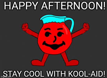 Kool Aid Man Staying Cool GIF