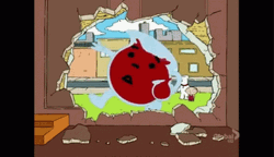 Kool Aid Oh Yeah In Hollow Wall GIF