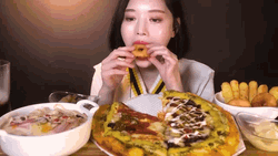 Korean Eating ASMR Mukbang GIF
