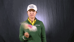 Korean Girl Waving Korea Flag GIF