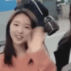 Korean Idol Waving Hi GIF