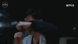 Korean Man Punching Air GIF