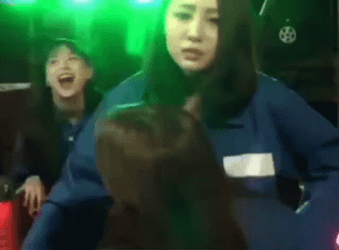 Korean Police Woman Pass Out GIF