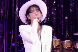 Korean Singer IU As Wedding Singer GIF