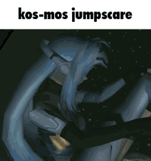 Kos-Mos Xenosaga Video Game Jump Scare GIF
