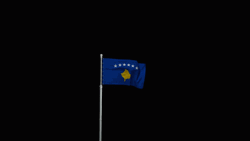 Kosovo Flag Post GIF