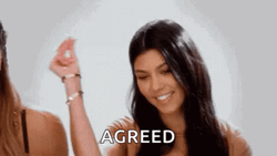 Kourtney Kardashian Agreed GIF