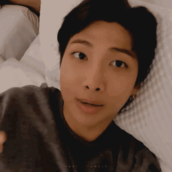 Kpop BTS Rm Flying Kiss GIF