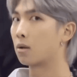 Kpop BTS Rm Funny Face GIF