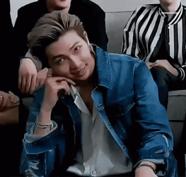 Kpop BTS Rm Staring GIF