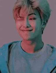 Kpop BTS Rm Wink Eyebrow Raise GIF