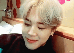Kpop Idol Jimin Flirt With Camera  GIF