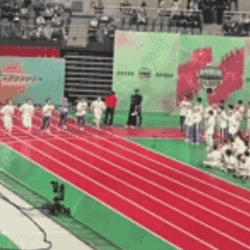Kpop Running Meme GIF