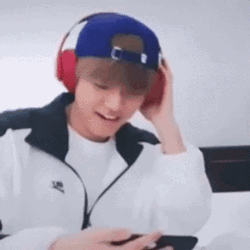 Kpop Seungmin Playing Music Not Listening GIF