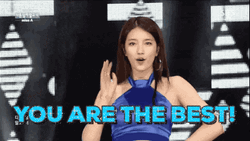 Kpop Star Saying You're The Best GIF