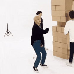 Kpop Yeonjun Cute Victory Dance GIF