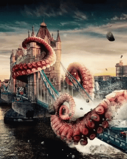 Kraken Giant Octopus  GIF