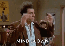 Kramer Seinfeld Mind Blown Meme GIF