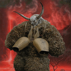 Krampus Bloody Tongue Out GIF