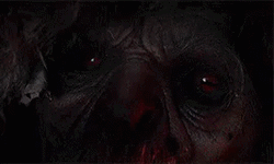 Krampus In Flashing Light GIF