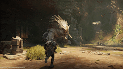 Kratos God Of War Monster Battle GIF