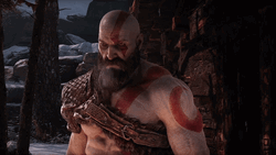Kratos God Of War Sigh Exhale GIF