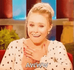 Kristen Bell Feeling Overwhelmed GIF