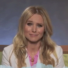Kristen Bell Laugh Cry GIF