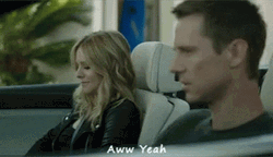 Kristen Bell On Car Aww Yeah GIF