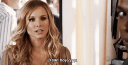 Kristen Bell Yeah Boyyyyy GIF