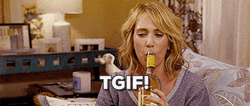 Kristen Drinking Straight From Bottle Tgif Meme GIF