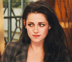 Kristen Stewart Smirk Eyes While Interview GIF