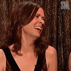Kristen Wiig Nervous Laugh GIF