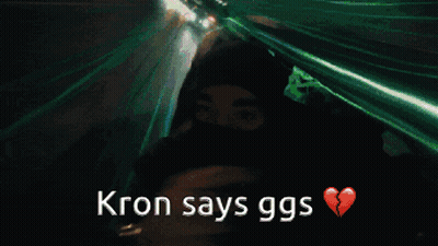 Kron Says Ggs With Broken Heart GIF