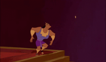 Kronk Jumping Falling GIF